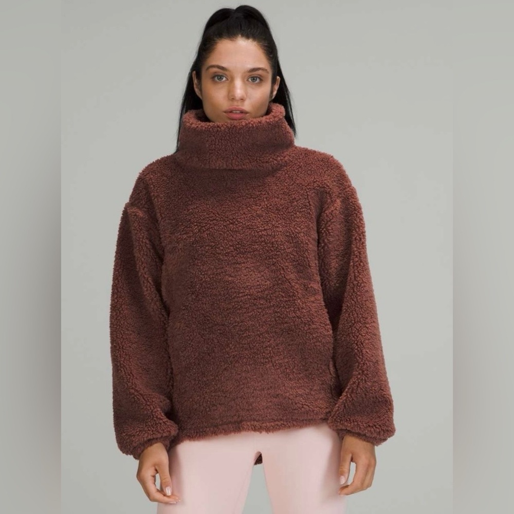 Lululemon Warmth Restore Long Pullover Smoky Topaz